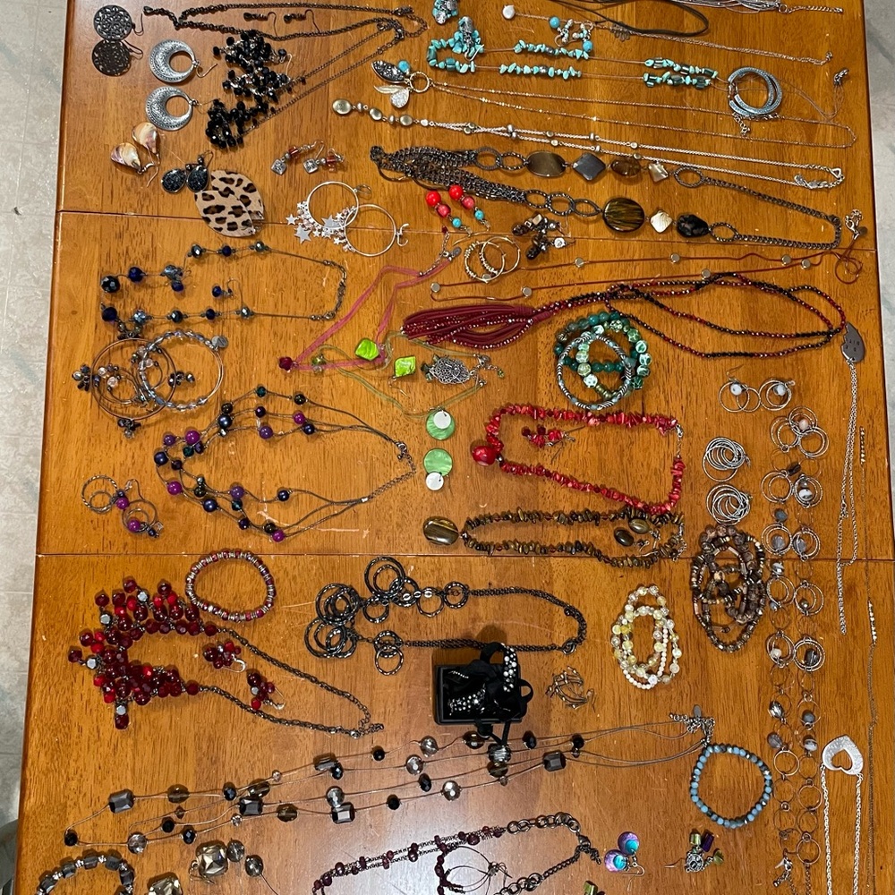 Box of Costume Jewelry Collection